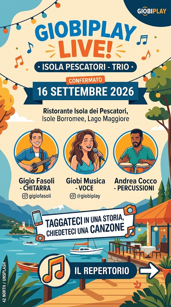 Isola Pescatori - Trio — mercoledì 16 settembre 2026